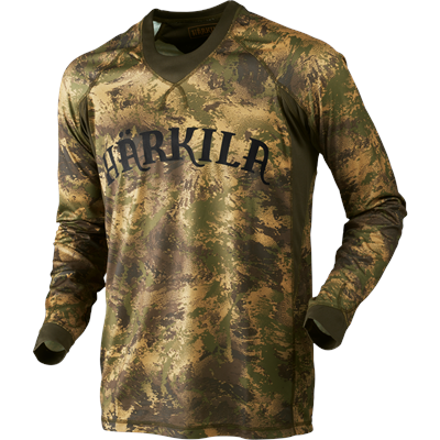 Футболка с длинным рукавом Harkila Lynx AXIS MSP Forest green